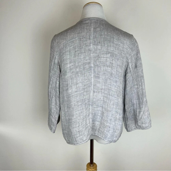 Eileen Fisher Organic Linen Reversible Jacket Size S - Picture 2 of 7